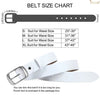 Women Leather Belts for Jeans Pants Ladies Black Belt