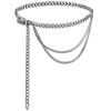 Multi Layer Metal Chain Belts Women Waistbands Long Tassel Waist Chain Dress Jeans Belts Lady Waistband Belts Women Body Chain