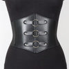 Corset Belt Bandage Super Wide Pu Leather Girdle Slimming Body Women Elastic High Waist Belts Versatile for Daily Bustier Corset