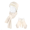 Women'S Warm Fleece Winter Set - Scarf, Hat, and Gloves Set