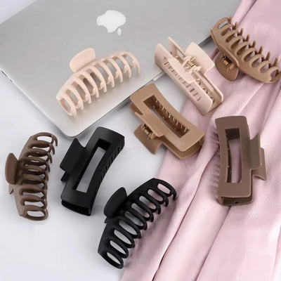 8Pcs Hair Clips for Women 4.3 Inch Large Hair Claw Clips for Women Thin Thick Curly Hair, Big Matte Clips,Strong Hold Jaw Clip