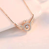 The Heart-Beating Clavicle Chain with Smart Angel Wings Is a Stylish, Light Luxury, Niche Design and Temperament Gift