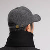 Woolen men hats warm ear protection caps