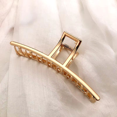 Gold Color Hollow Geometric Hair Clips Metal Hair Claw Cross Hairclip Headband Hairpin Hair Crab Women Hair Fashion Accessories